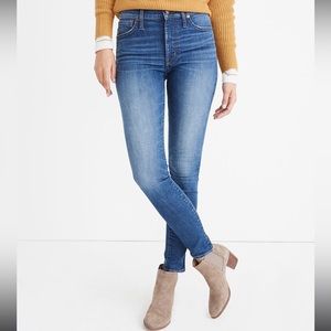 Madewell 9” mid-rise skinny jeans- size 27